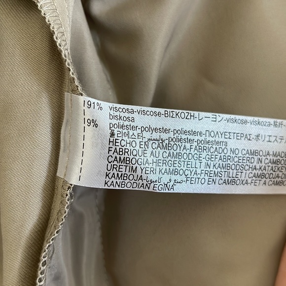 Zara Drawstring Waist Oversized Shirt NWT - Picture 8 of 8